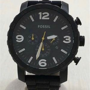 Fossil Men's Nate Stainless Steel Quartz Chronograph Watch